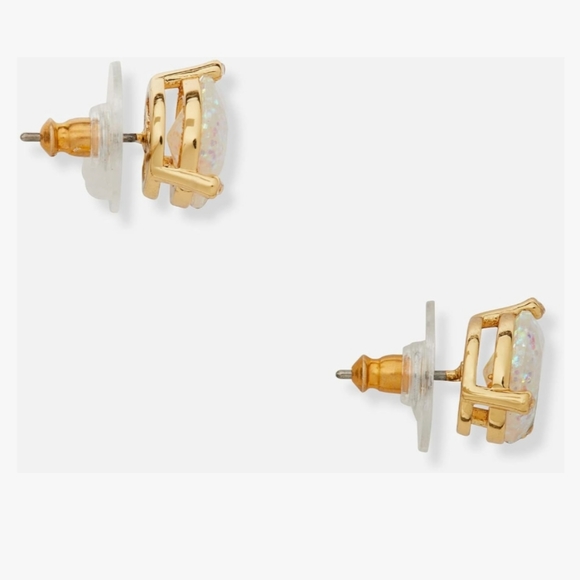 Kate Spade Glitter Round Opaque Earrings - Picture 2 of 3